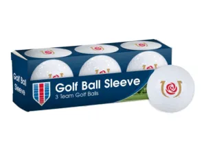 2018 Kentucky Derby Churchill Downs White & Red/Tan Logo Golf Ball Sleeve (3PK)