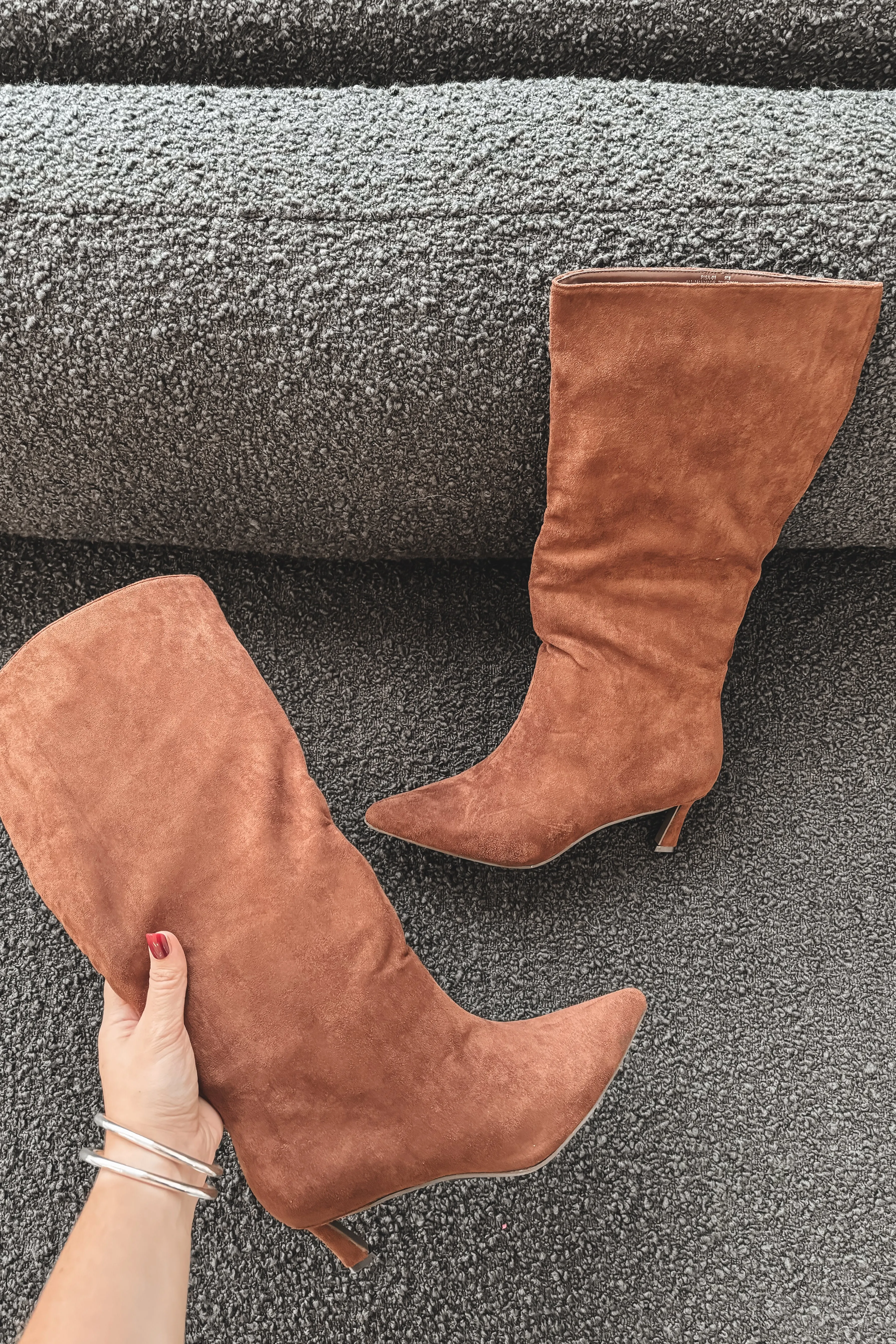 Can't Live Without Suede Pointed Toe Boot