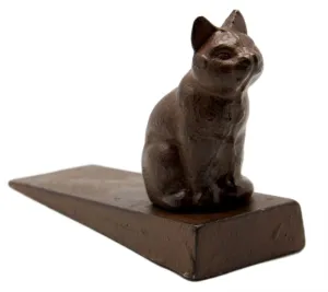 Cat Figure Cast Iron Door Stop