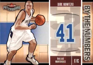 Dirk Nowitzki, By the Numbers, 2003-04 Fleer Patchworks Basketball NBA