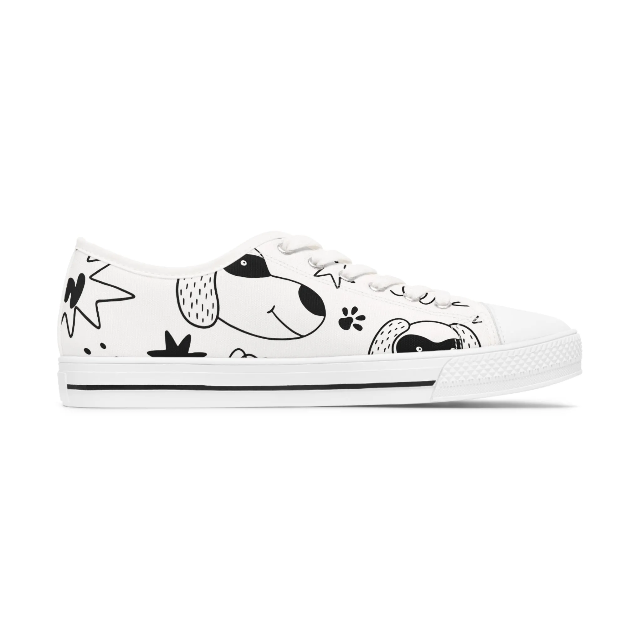 Doodle Dogs & Cats - Inovax Woman's Low Top Sneakers