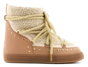 INUIKII CURLY ROCK WEDGE BEIGE