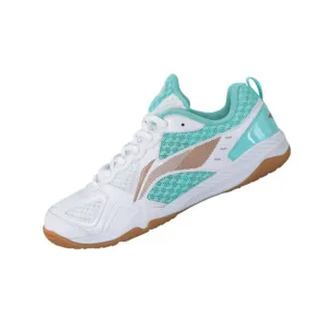 Li Ning Women's Table Tennis Shoes [Standard White/Electric Blue] APTP002-2 - Pre Order