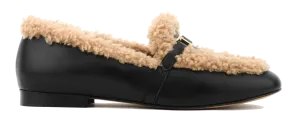 TORAL LILY LOAFER TEDDY BLACK