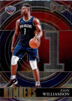 Zion Williamson, Numbers, 2021-22 Panini Select Basketball NBA